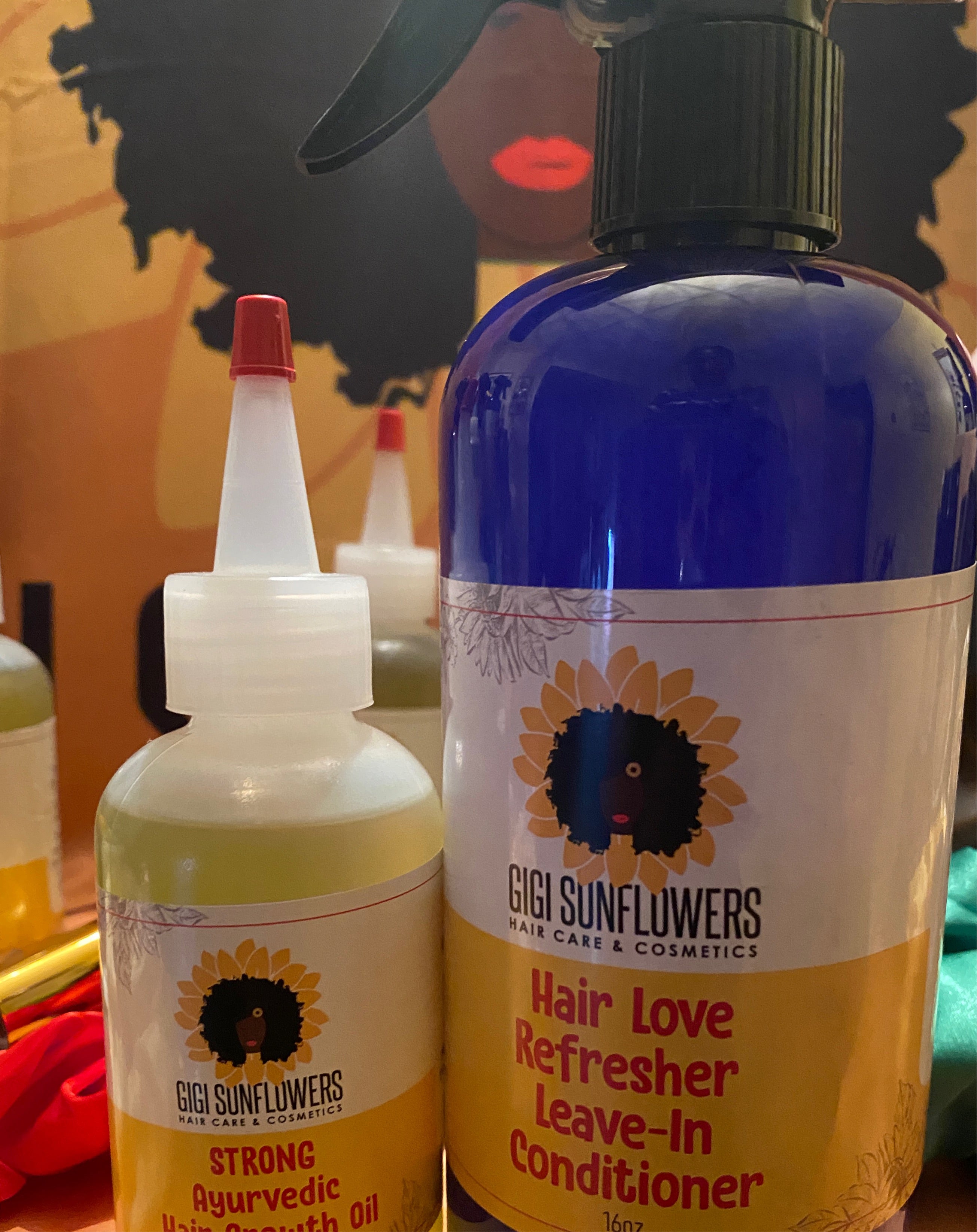 2 pack Leave-In Conditioner & Hairgrowth Oil Kit